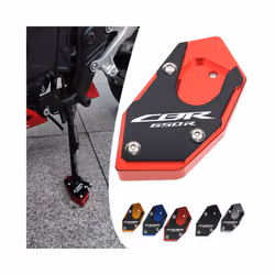 For HONDA CBR650R CB650R CBR650F CB650F Motorcycle CNC Kickstand Foot - CBR650R-Black