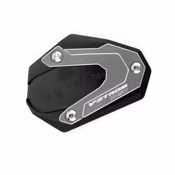 Motorcycle Foot Side Stand Extension Pad Kickstand Plate For Suzuki V-Strom - Grey-1050