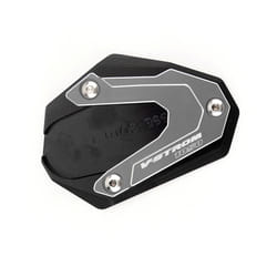Motorcycle Foot Side Stand Extension Pad Kickstand Plate For Suzuki V-Strom - Grey-1050