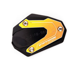 Motorcycle Foot Side Stand Extension Pad Kickstand Plate For Suzuki V-Strom - Gold-1050