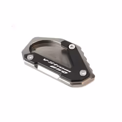 Motorcycle Foot Side Stand Extension Pad Kickstand Plate For Suzuki V-Strom - Vstrom650-Grey