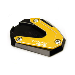 Motorcycle Foot Side Stand Extension Pad Kickstand Plate For Suzuki V-Strom - Gold