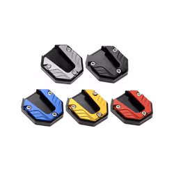 Scooter Motorcycle Bike Kickstand Extender Foot Side Stand Extension Pad - 15