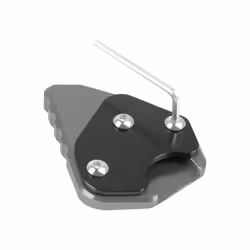 Motorcycle CNC Kickstand Extension Pad Foot Side Stand Plate For SUZUKI - titanium