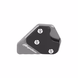 Motorcycle CNC Kickstand Extension Pad Foot Side Stand Plate For SUZUKI - titanium-with logo