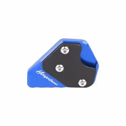 Motorcycle CNC Kickstand Extension Pad Foot Side Stand Plate For SUZUKI - blue-with logo