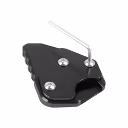 Motorcycle CNC Kickstand Extension Pad Foot Side Stand Plate For SUZUKI - black