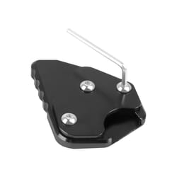 Motorcycle CNC Kickstand Extension Pad Foot Side Stand Plate For SUZUKI - black