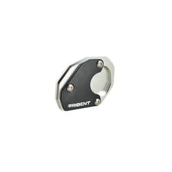 Fit For Trident 660 Aluminium Kickstand Foot Side Stand Extension Pad - Grey-TRIDENT LOGO