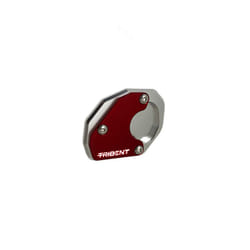 Fit For Trident 660 Aluminium Kickstand Foot Side Stand Extension Pad - Red-TRIDENT LOGO