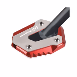 VSTROM 650 XT Motorcycle Kickstand Foot Side Stand Enlarge Extension Plate - Red