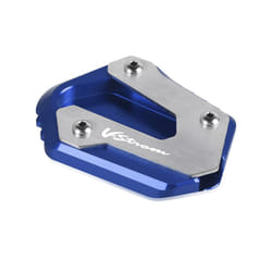 VSTROM 650 XT Motorcycle Kickstand Foot Side Stand Enlarge Extension Plate - VStrom logo