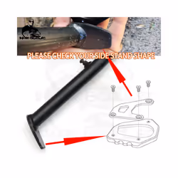 1050 1090 1190 1290 Adv. Kickstand Foot Side Stand Extension Pad Support - 1050 ADV BLACK 3