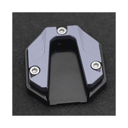 Motorcycle Scooter Bike Kickstand Extender Foot Side Stand Extension Pad - Titanium