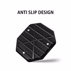 Universal Aluminum Alloy Motorcycle Kickstand Extender Foot Side Stand - BULE