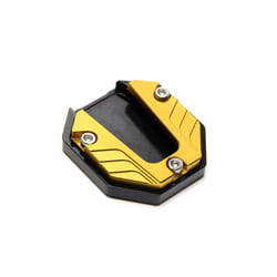 Universal Aluminum Alloy Motorcycle Kickstand Extender Foot Side Stand - GOLD