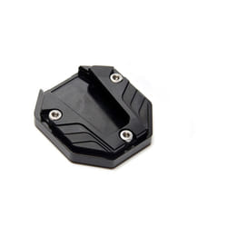 Universal Aluminum Alloy Motorcycle Kickstand Extender Foot Side Stand - BLACK