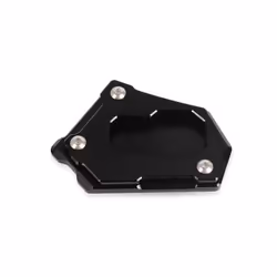 Motorcycles Kickstand Foot Side Stand Extension Pad Support Plate For - Black no logo