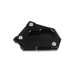 Motorcycles Kickstand Foot Side Stand Extension Pad Support Plate For - Black no logo