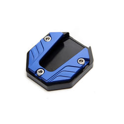 Universal Scooter Motorcycle Bike Kickstand Extender Foot Side Stand Extension - Blue
