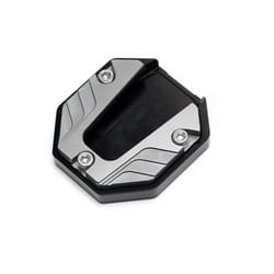 Universal Scooter Motorcycle Bike Kickstand Extender Foot Side Stand Extension - Silver