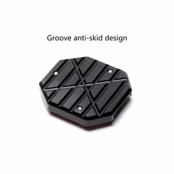 Universal Scooter Motorcycle Bike Kickstand Extender Foot Side Stand Extension - Black