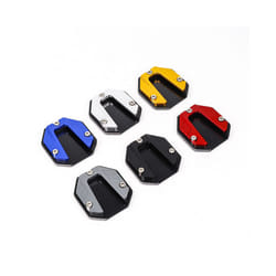 Scooter Motorcycle Bike Aluminum Alloy Kickstand Extender Foot Side Stand - 1Pcs Color Random