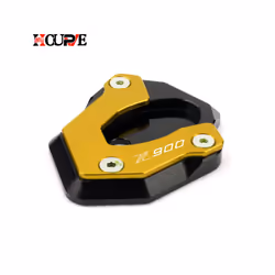 Motorcycle CNC Kickstand Foot Side Stand Extension Pad Support Plate For - Z650 Green