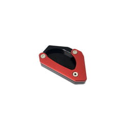 CNC Kickstand Foot Side Stand Extension Pad Support Plate For SUZUKI V-STROM - Red