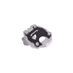 2023 Motorcycle Kickstand Foot Side Stand Extension Pad Support Plate - Black