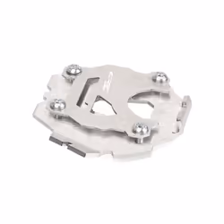 2023 Motorcycle Kickstand Foot Side Stand Extension Pad Support Plate - Silver