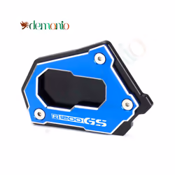 Motorcycle Kickstand Support Plate Foot Side Stand Extension Pad Accessories - R1200GS Blue