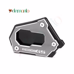 Motorcycle Kickstand Support Plate Foot Side Stand Extension Pad Accessories - R1200GS Titanium
