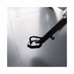 Aluminum Alloy Motorcycle Bike Kickstand Extender Anti-skid Foot Side - Black