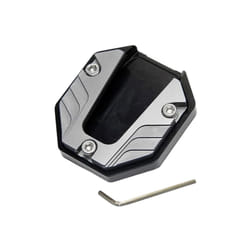 Aluminum Alloy Motorcycle Bike Kickstand Extender Anti-skid Foot Side - Titanium Yellow