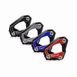 Motorcycle CNC Kickstand Foot Side Stand Extension Pad Support Plate For - titanium