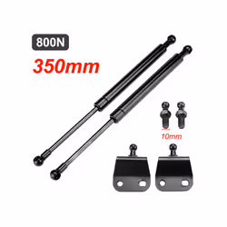2Pcs 800N Gas Strut Bars Gas Spring Support 300/350/400/450/500mm For - 350mm