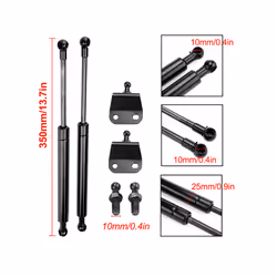 2Pcs 800N Gas Strut Bars Gas Spring Support 300/350/400/450/500mm For - 400mm