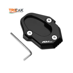 For HONDA ADV 350 ADV350 2021 2022 Kickstand Foot Side Stand Extension - Black