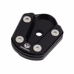 Aluminum Alloy Kickstand Extender Foot Side Stand Extension Foot Pad Support - Black