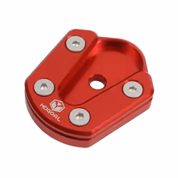 Aluminum Alloy Kickstand Extender Foot Side Stand Extension Foot Pad Support - Red