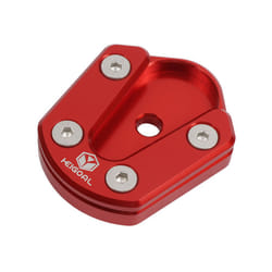 Aluminum Alloy Kickstand Extender Foot Side Stand Extension Foot Pad Support - Red