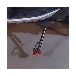 Aluminum Alloy Kickstand Extender Foot Side Stand Extension Foot Pad Support - Red