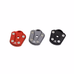 Aluminum Alloy Kickstand Extender Foot Side Stand Extension Foot Pad Support - Red