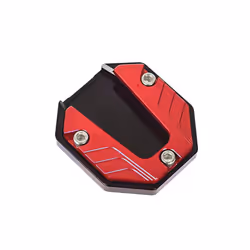 Universal Kickstand Extender Foot Side Stand Extension Foot Pad Support - Red