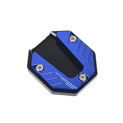 Universal Kickstand Extender Foot Side Stand Extension Foot Pad Support - Blue