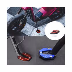 Universal Kickstand Extender Foot Side Stand Extension Foot Pad Support - Blue