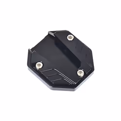 Universal Kickstand Extender Foot Side Stand Extension Foot Pad Support - Black