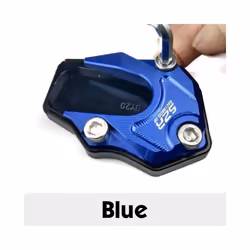 UE125 Kickstand Plate Pad Motorcycle Accessories Foot Side Stand Enlarger - blue