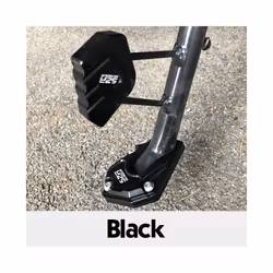 UE125 Kickstand Plate Pad Motorcycle Accessories Foot Side Stand Enlarger - Black1 set